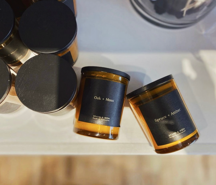 Amber Series: Spruce + Amber Brand & Iron