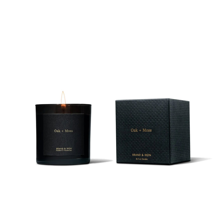 Dark Series: Oak + Moss Brand & Iron